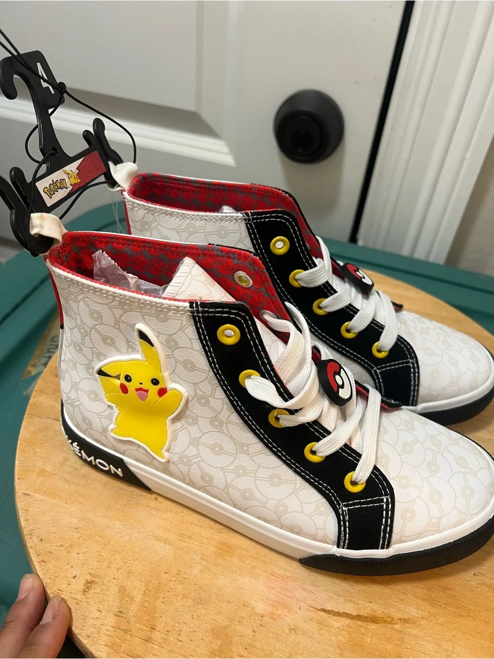 Pokémon Pikachu Kids' White High-Top Sneakers